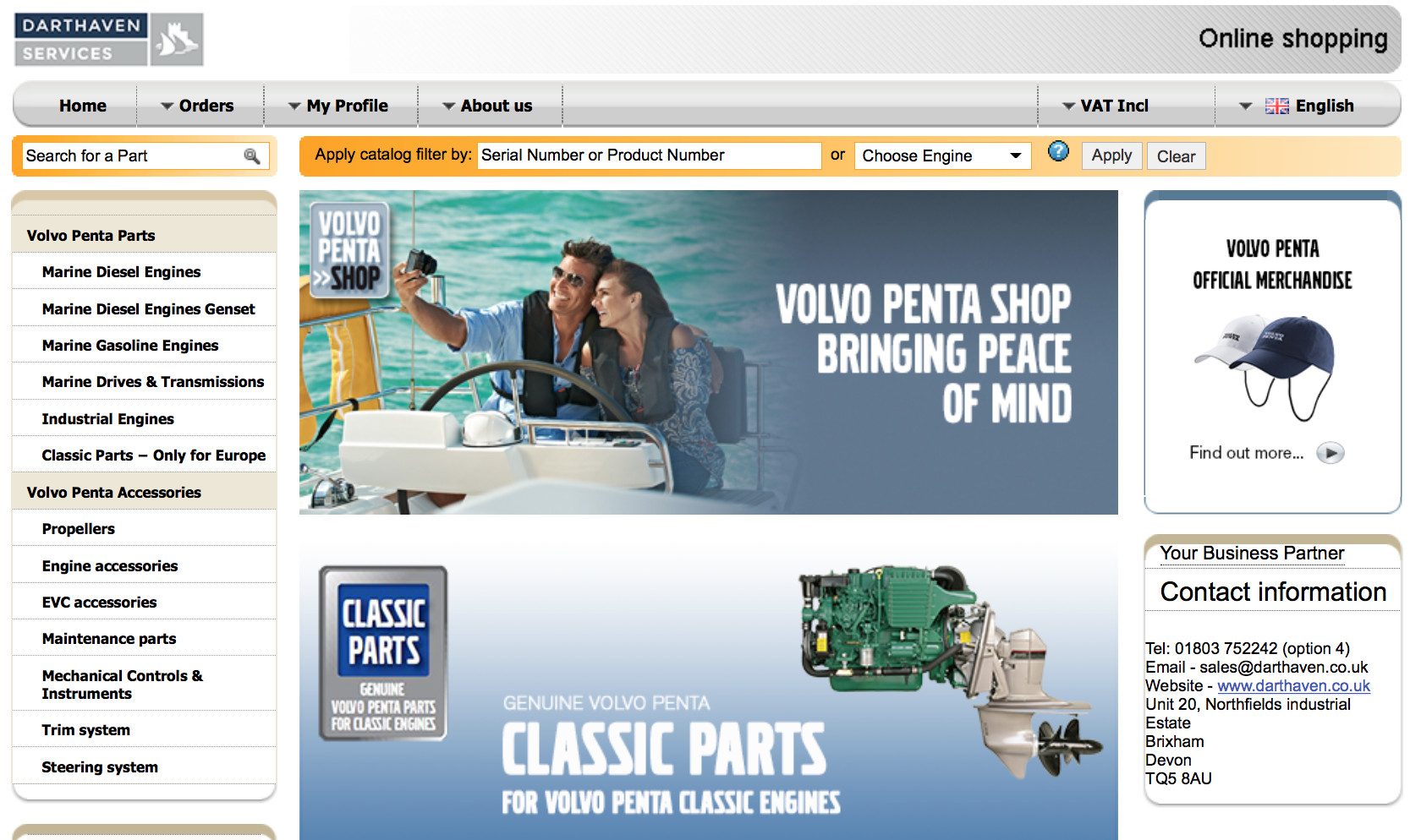 New Volvo Penta Shop!